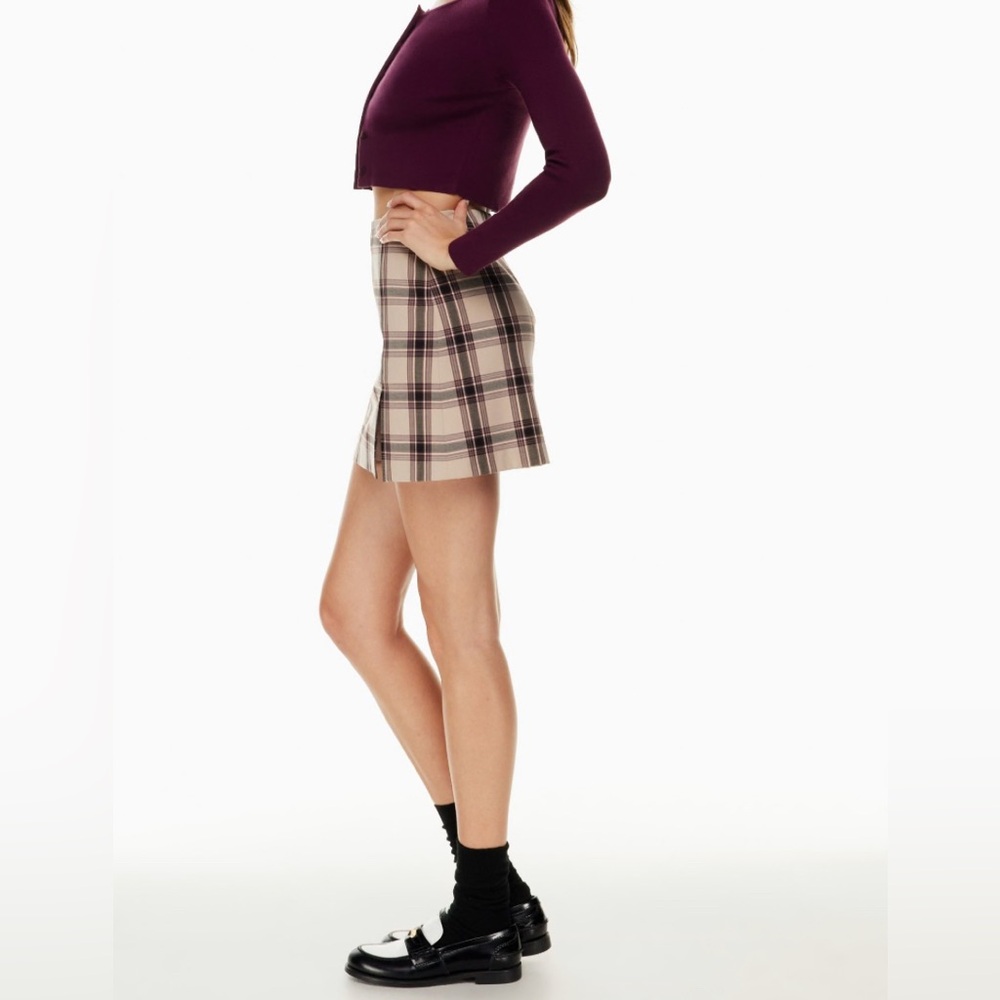 Sunday Best Aritzia Plaid Mini Skirt